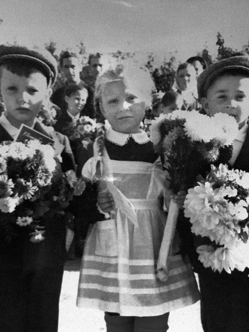 В школе, 1 сентября 1965 года Личный архив Ольги Васильевой
